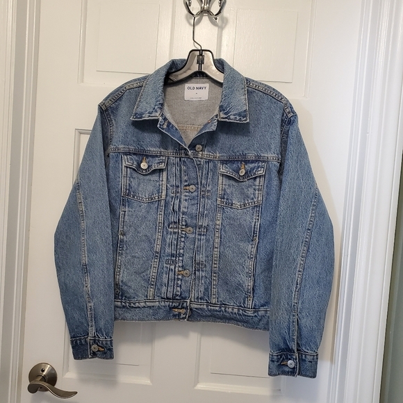 Old Navy Light Blue Jean Jacket Size Medium, Casual, Classic - Picture 1 of 11